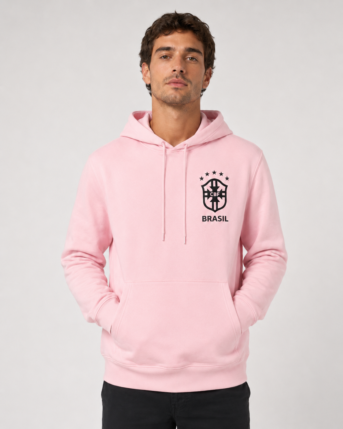 Blusa Moletom Canguru Brasil Seleção Brasileira Cbf Promoção